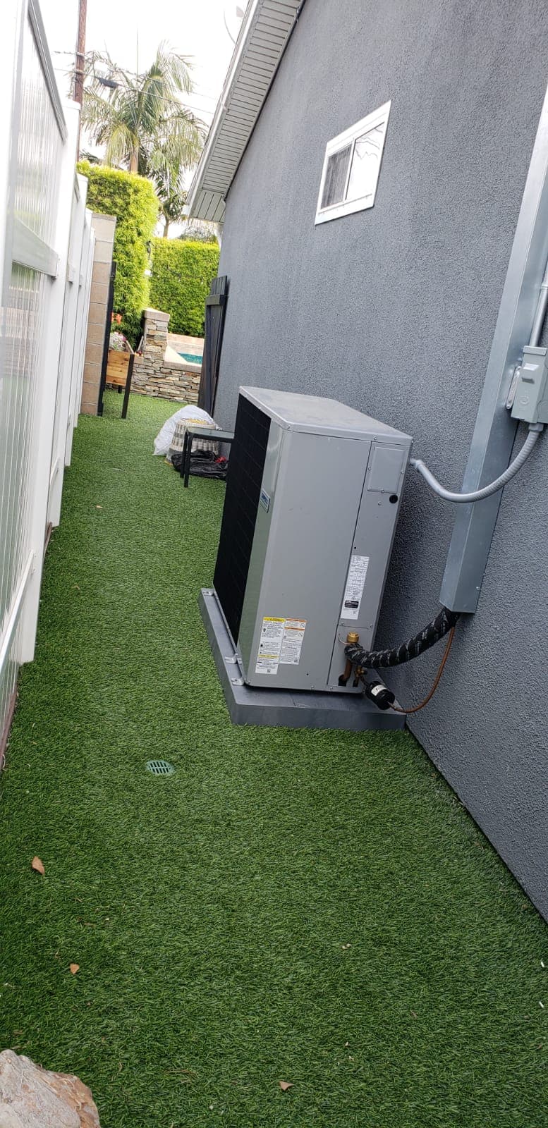 HG Heating & Air installed system